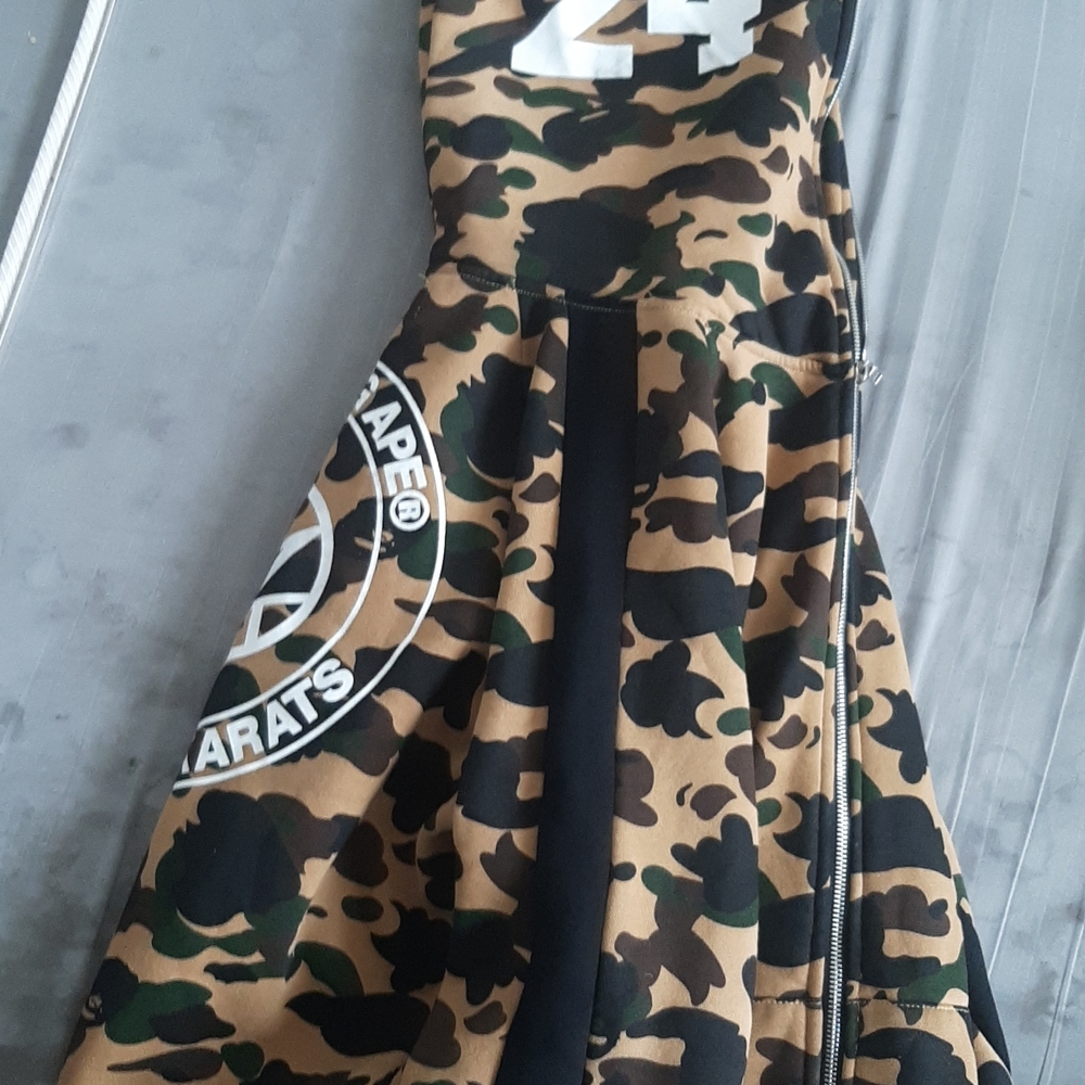 Bape Camouflage Zip Up Sweater